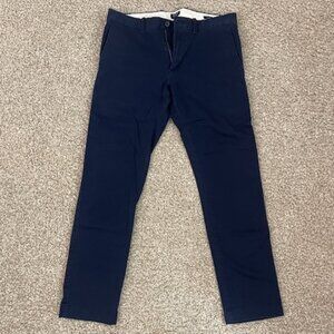J. Crew SLIM-FIT FLEX KHAKI PANT Size: 31/30 Color: NAVY